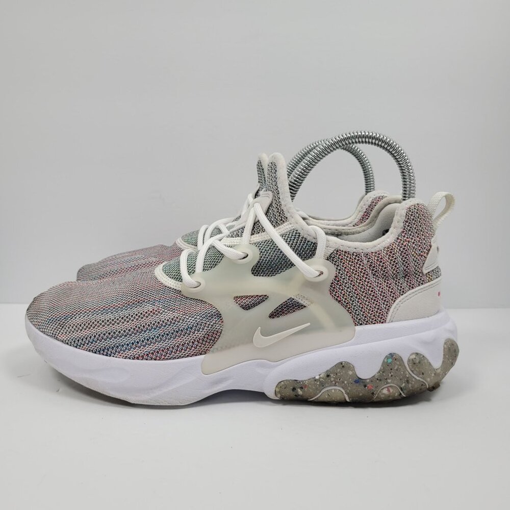 Nike 9 React Presto Flyknit Men's Multicolor Running Shoes CN1709-100 US Size 10 - Picture 2 of 8